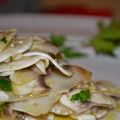 Crudite' di funghi e grana