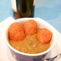 Crema di lenticchie e polpette di cotechino