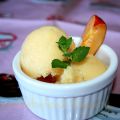 gelato alle pesche e yogurt di David Lebovitz
