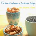 Tartare di salmone e lenticchie beluga con[...]