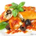 Cannelloni ripieni con nasello e olive