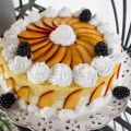 PEACH CHAMOMILLE MOUSSE CAKES