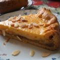 Crostata di crema con marmellata al caffè