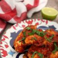 Filetti di petto di pollo in salsa piccante