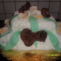 Torta decorate a due piani