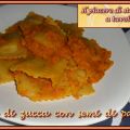 Ravioli di zucca con semi di papavero