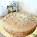 Torta morbida cocco e pistacchio