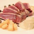 LUI: Tonno scottato e riduzione aceto balsamico