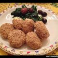 Polpette di riso integrale e fagioli borlotti
