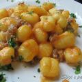 Gnocchi con zucca e salsiccia