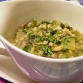 Zuppa Primavera con amaranto e grano saraceno