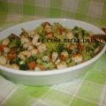 Broccoli al forno con pane croccante e mandorle