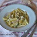 Pasta zucchine, speck e ricotta