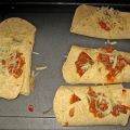 Tortillas con enchiladas di manzo, jalapenos e[...]