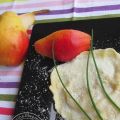 tortelli di pere con fonduta di pecorino