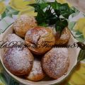 Muffin al limone con cuore di lampone