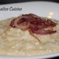 Risotto al gorgonzola con cipolle caramellate