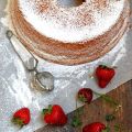 Pink chiffon cake