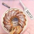 Ciambella al latte e noci senza uova