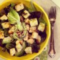 Caesar salad di pollo, avocado, uva e fior di[...]