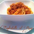 Tagliatelle al ragù