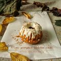 Mini pumpkin bundt cake with honey cream cheese[...]