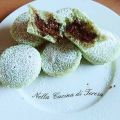 MUFFIN ALLA MENTA CON CUORE DI NOCCIOLATA