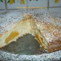 Torta morbida alle pesche