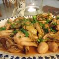 Moscardini in umido con carciofi