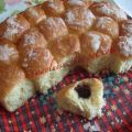 brioche con ovetti di cioccolato