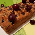 Plumcake alle ciliegie e amaretti, all'olio