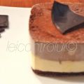 LEI: Mousse cioccolato fondente e bianco