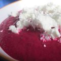 Crema di rapa rossa con quartirolo