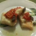 Baccalà con pomodorini e capperi