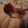 Il riso in zucca allo speck e stracchino