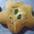 PIZZETTE AROMATIZZATE CON FARINA DI CECI