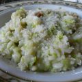 Risotto di fiori e zucchine