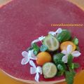 Cheese cake alle fragole e agrumi