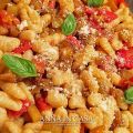 Cavatelli con di melanzane e pomodorini