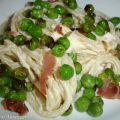 SPAGHETTI CON RICOTTA PISELLI E PAPRIKA