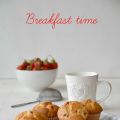 Muffin fragole e cioccolato bianco