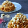 RISOTTO ALLE CAROTE, ZENZERO, MANDORLE E TIMO
