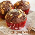 Muffin al cacao con cuore morbido