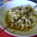 Radiatori allo scoglio in crema di zucchine