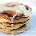 Cinnamon roll pancakes