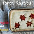 torta rustica alle fragole e crema al limone