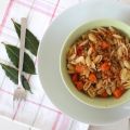 Gnocchetti sardi con lenticchie e zucca