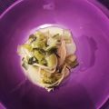 Zuppetta di noodles al latte di cocco e pak choi