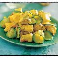 Bocconcini di petto pollo alle zucchine