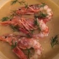 Gamberoni con salsa all'Aglio e Aneto